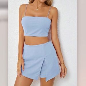 SHEIN Sky Blue Casual Set
